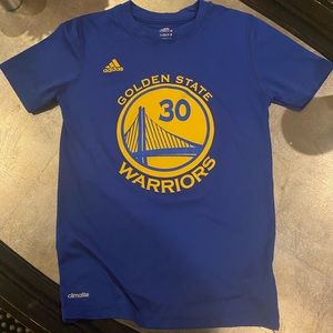 Adidas Boys size S Golden State Warriors Dry fit tee shirt! Worn a few times